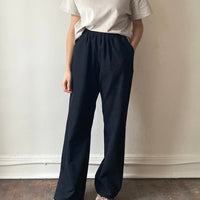 Loose-fitting pants No2274w, cotton flannel