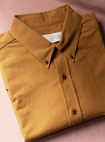 Cotton shirt No2088m, amber