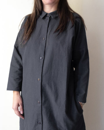 Robe chemise No2289w, flanelle de coton