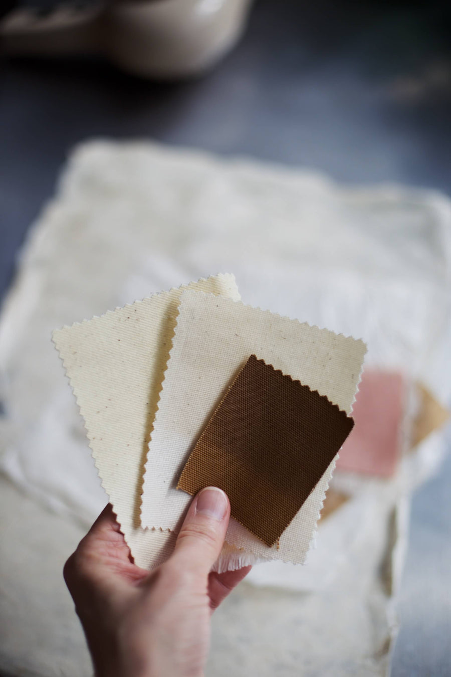 Waxing a canvas bag