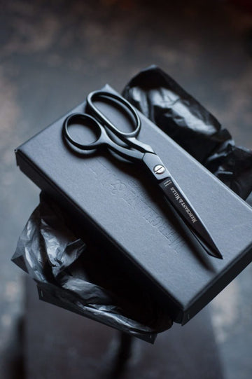 Black teflon scissors by Merchant & Mills