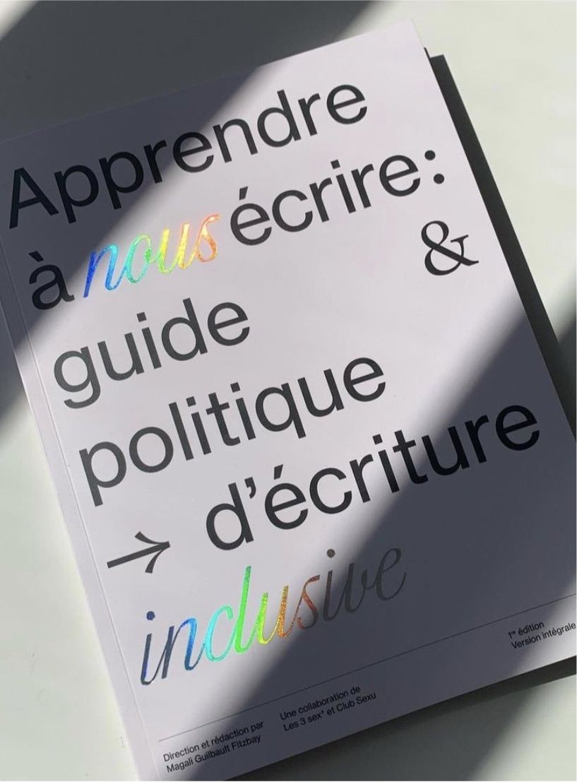 Apprendre à nous écrire