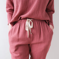 Pyjama pants No5802w, waffle cotton
