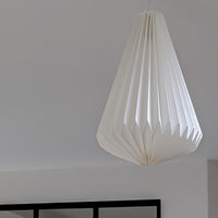 Lamp no135 by Laboratoire Textile, white chevrons