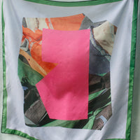 Silk scarf No6013w, a