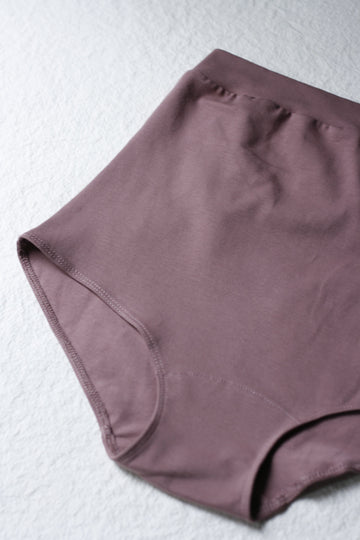 Extra high waist underwear No6072w, solid colours