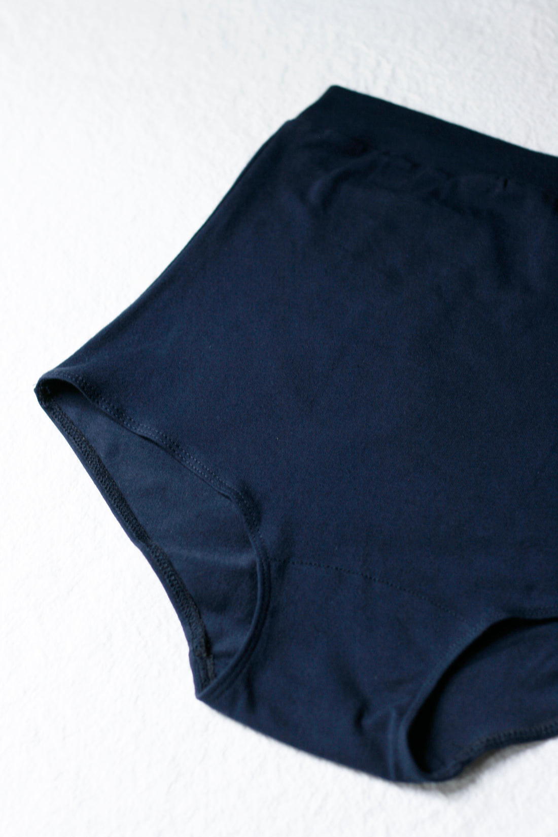 High-rise underwear in super stretch organic cotton - Sky Blue