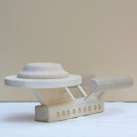 Wooden spaceship by Thorpe Toys