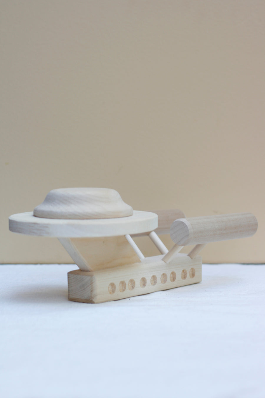 Wooden spaceship by Thorpe Toys