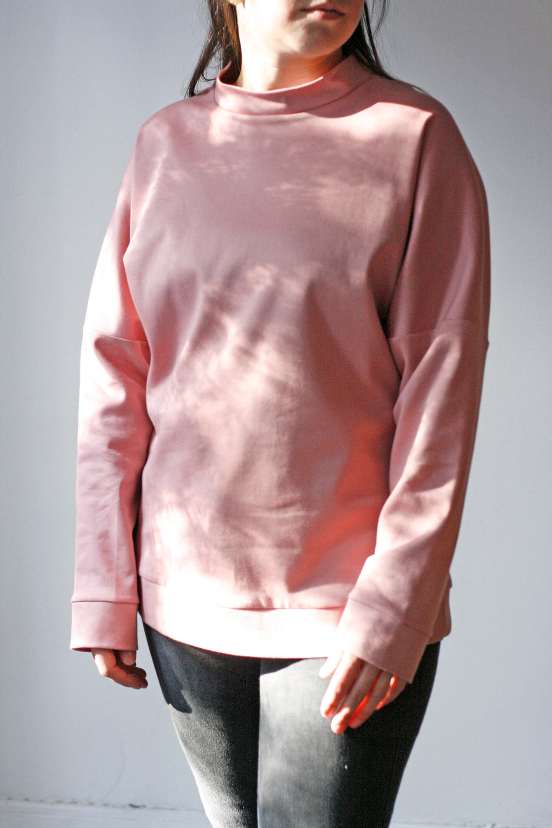 Pull tricot ponte No2159w tailles +