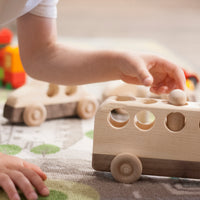 Wooden bus by Thorpe Toys