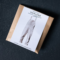 Harlene Dungarees Hardware Set by Merchant & Mills, metallic black