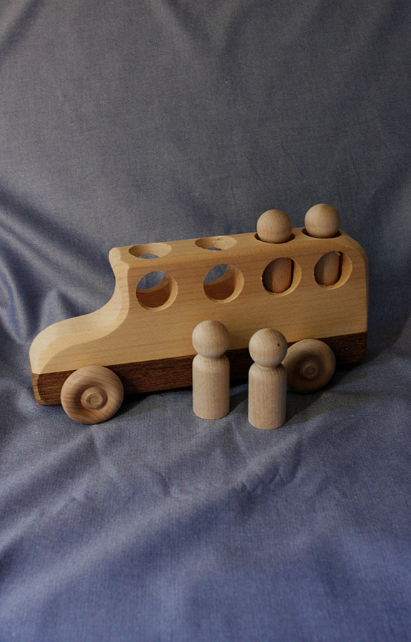 Wooden bus by Thorpe Toys