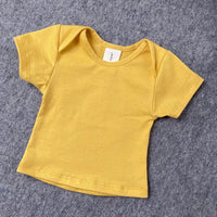 T-shirt pour bébé No2236b, jaune