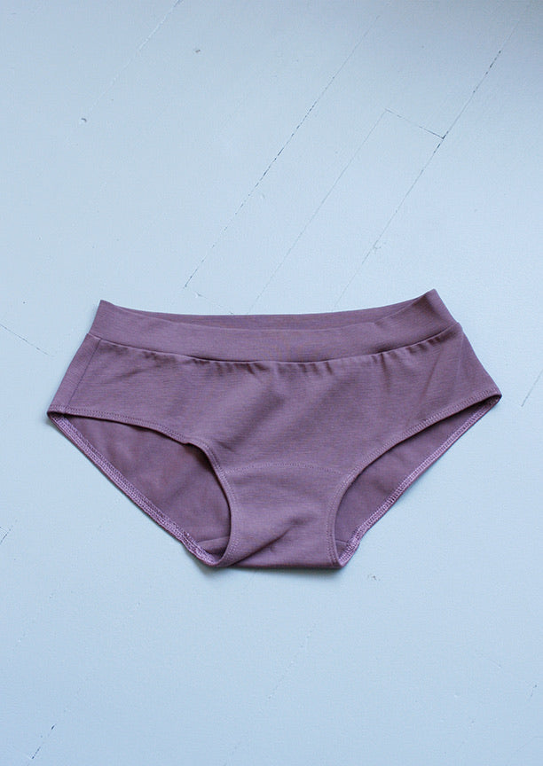 Mid-rise underwear No6065w, solid colours