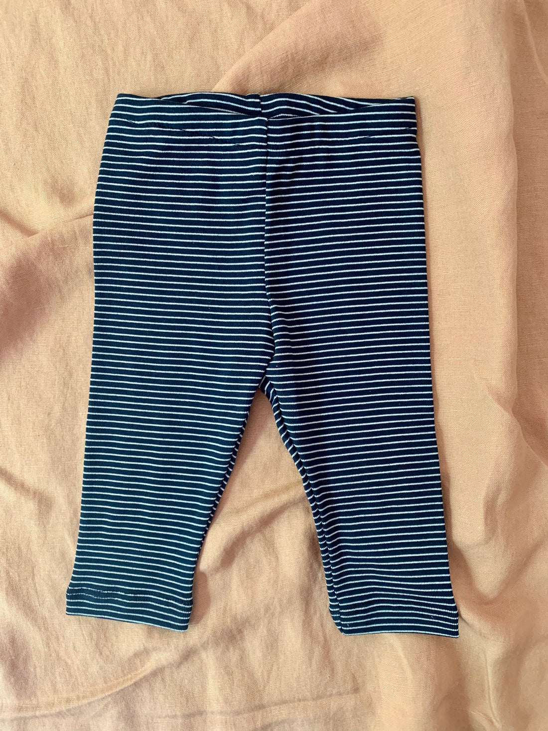 Leggings No2019b, navy blue stripes