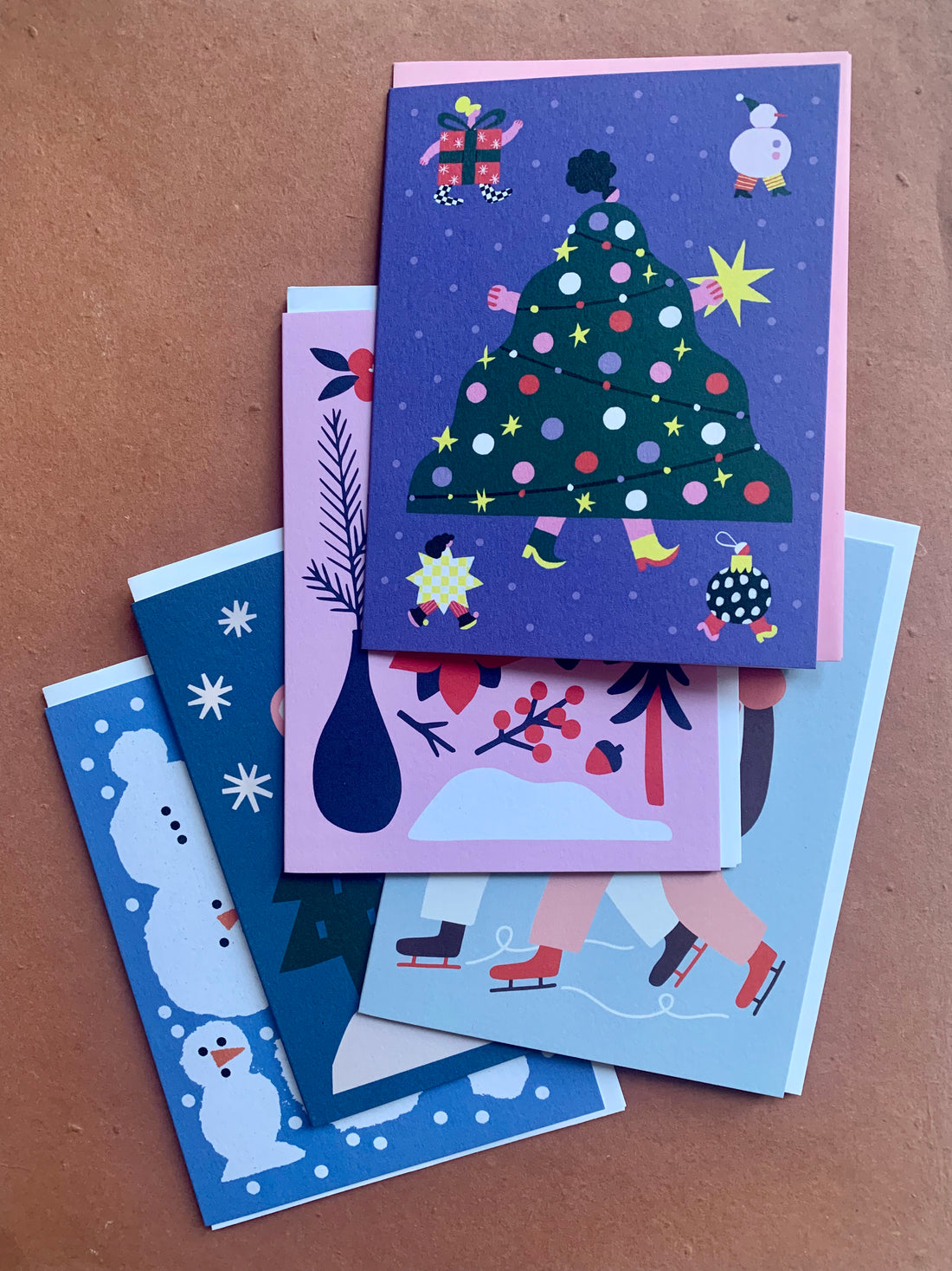 Holidays greeting cards by Paperole