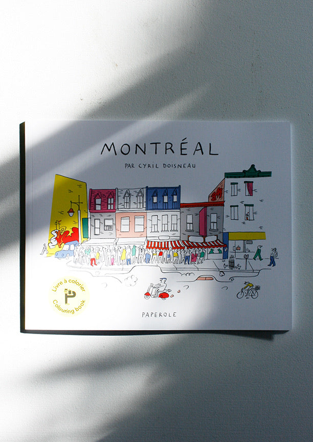 Montreal colouring book by Paperole