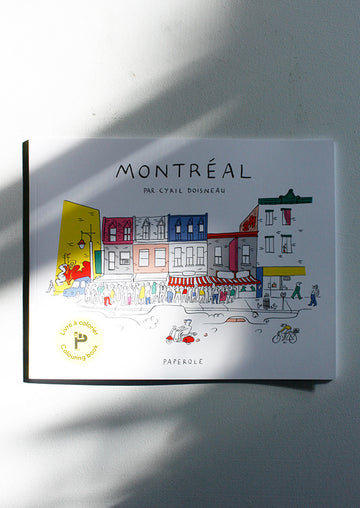 Livre à colorier Montréal par Paperole