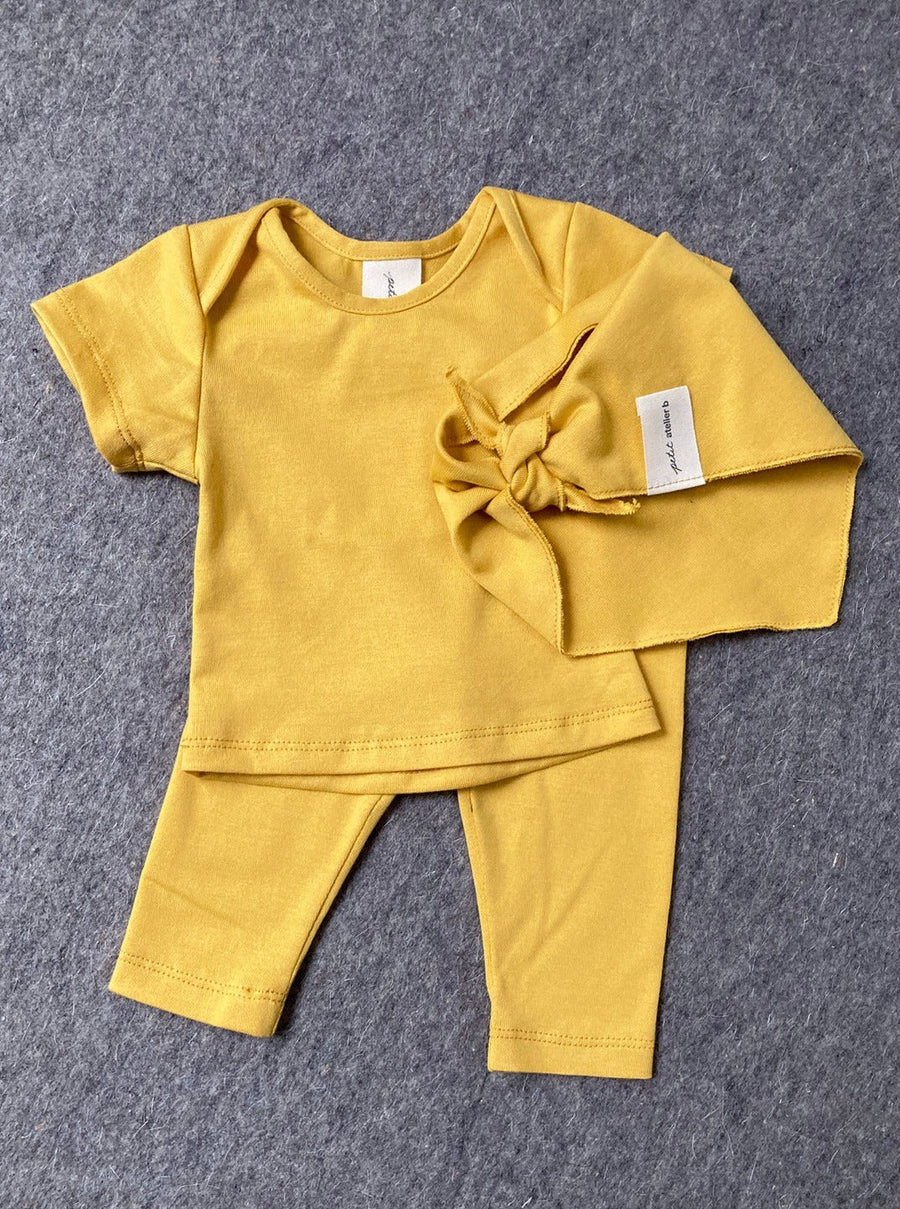 Baby set, yellow