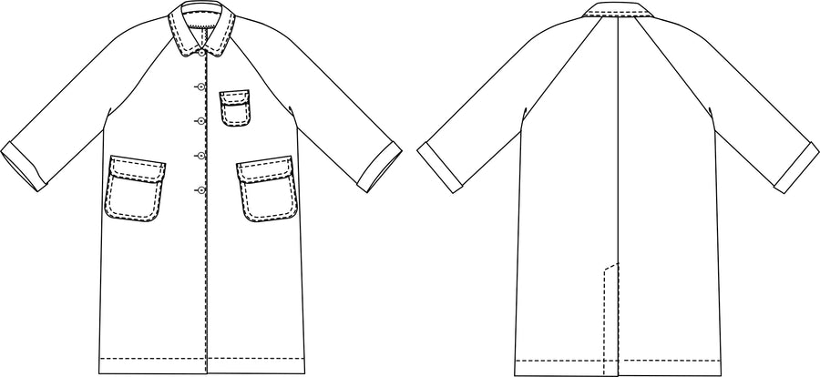 September coat pattern by Merchant & Mills