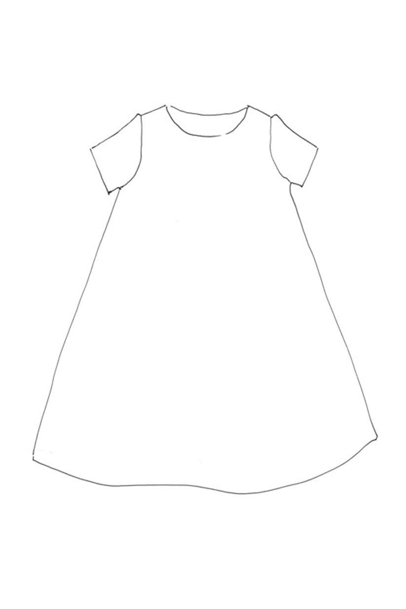 Patron robe Trapèze par Merchant & Mills