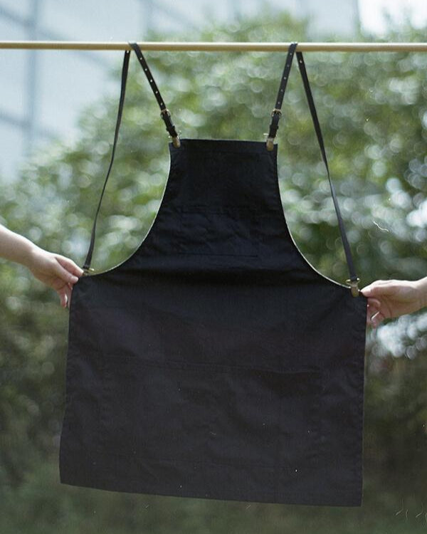 Unisex waxed apron No6096ub – atelier b